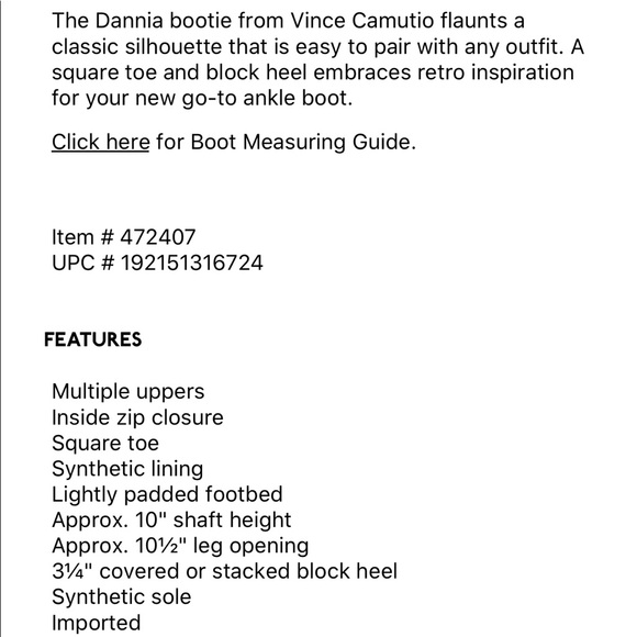 Vince Camuto Leather Snake Heeled Ankle Boots NEW - Picture 8 of 8